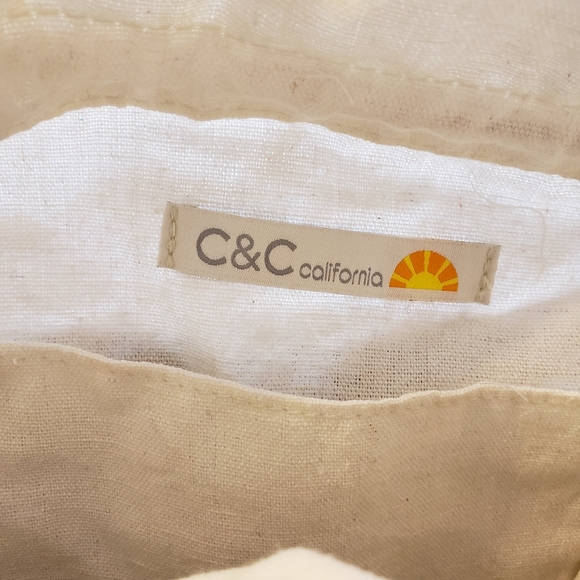 C&C California NWT woven wicker and leather purse - Picture 12 of 12